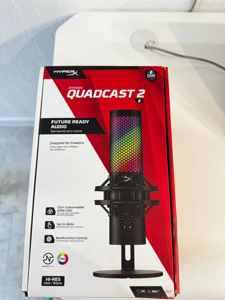Микрофон HyperX QuadCast 2 — microphone, space heater