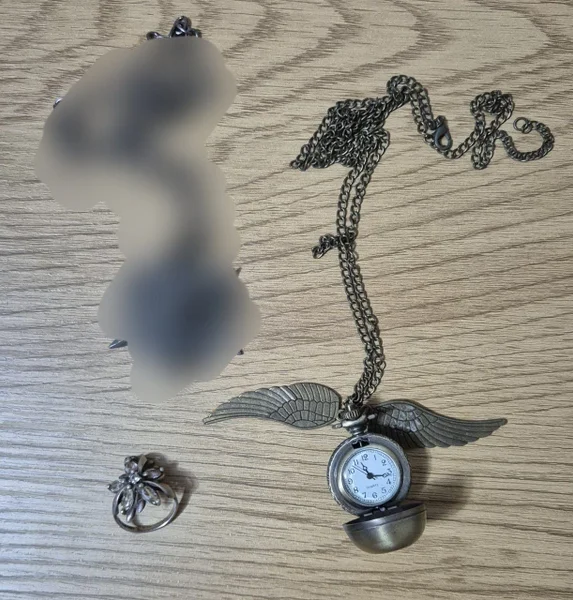 Часы снитч — necklace, chain
