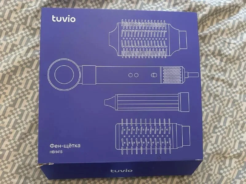 Фен-щетка Tuvio HBI1415 — hard disc, oscilloscope