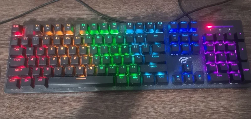 Игровая клавиатура Havit Gamenote HV-KB858L — computer keyboard, typewriter keyboard