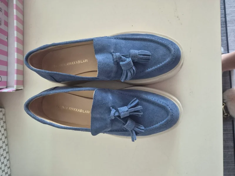 Замшевые лоферы AVAKX, размер 40 — Loafer