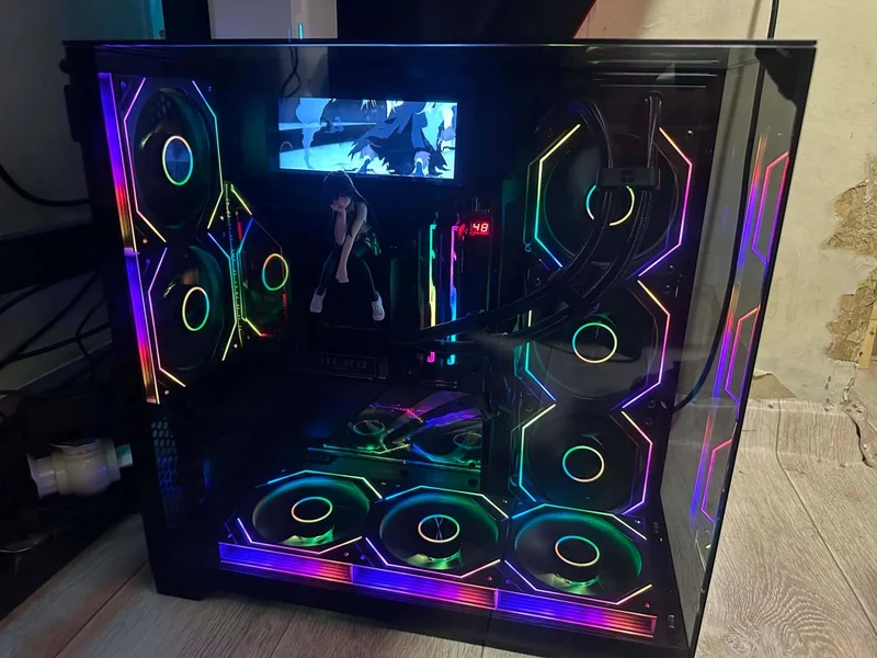 Новые корпусные кулера PRISM 8 PRO ARGB 120mm — fire screen