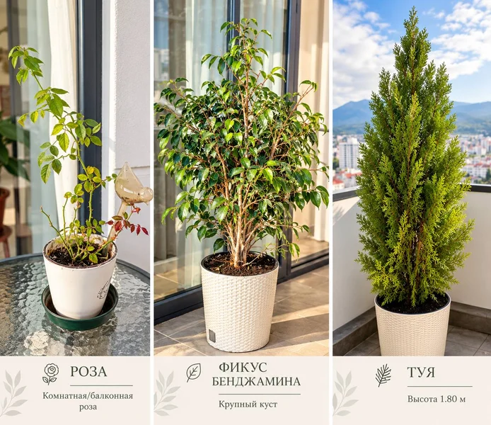 Туя — pot