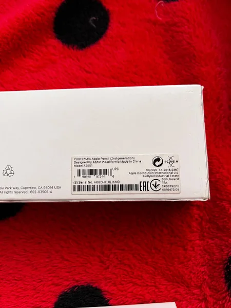 Apple Pencil 2nd generation — envelope, packet