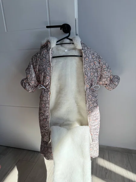 Детский зимний комбинезон, размер 80 — fur coat, kimono