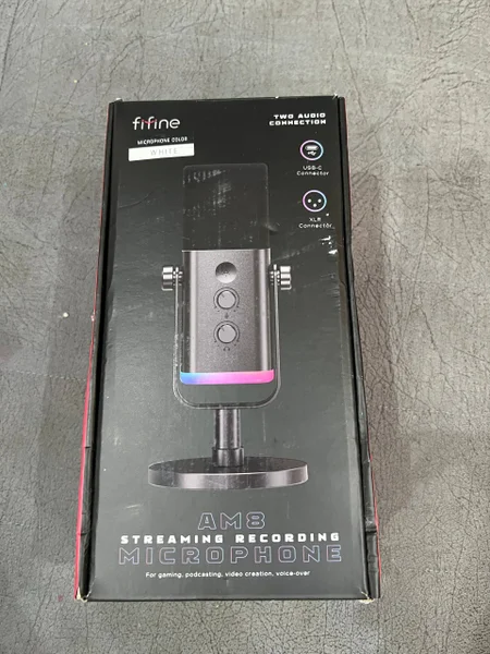 Микрофон Fifine AM8 — pay-phone, switch, remote control