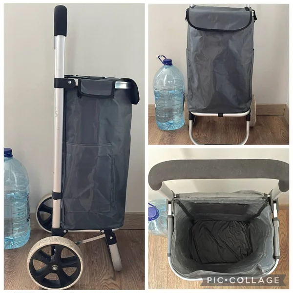 Тележка хозяйственная на колесах — ashcan, water jug, bassinet
