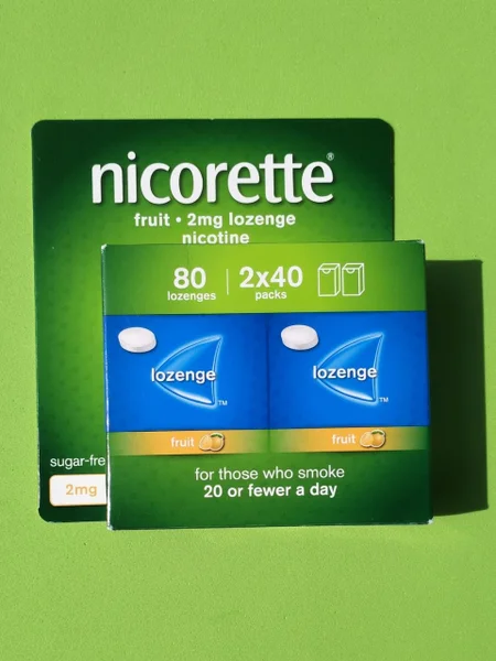 Никотиновые леденцы Nicorette 2 мг 80 шт — packet, rubber eraser, cash machine