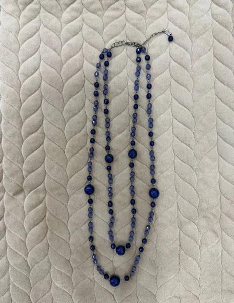 Бусы синие — chain, necklace