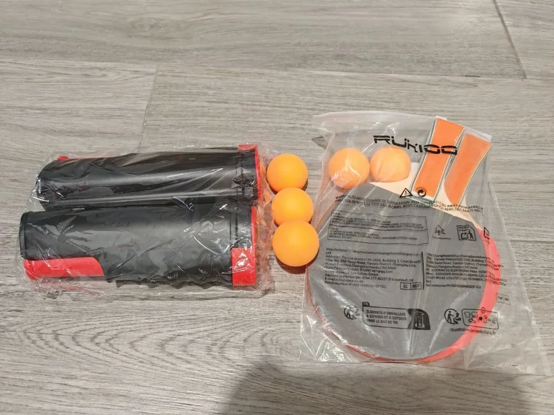Портативный набор для настольного тенниса — ping-pong ball, croquet ball