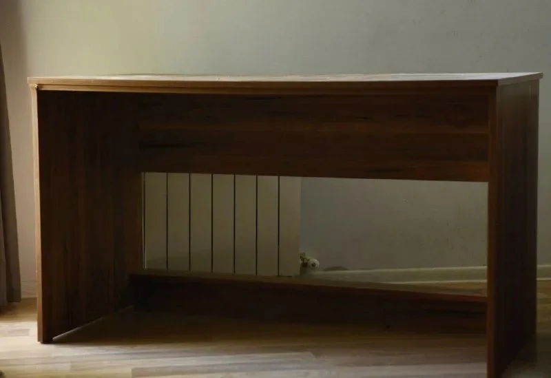 Большой письменный компьютерный стол — shoji, sliding door, desk