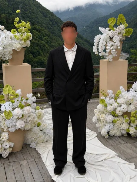 Свадебный костюм (сшитый на заказ) — suit, cauliflower