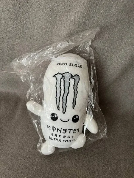 Мягкая игрушка Monster Energy Ultra White — plastic bag, diaper