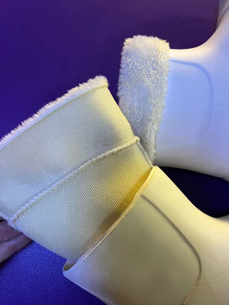 Сапожки из пенки с меховым съемным носком — diaper, knee pad