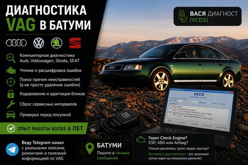 Диагностика автомобилей VAG — web site, beach wagon