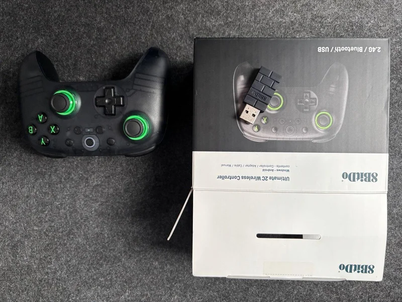 8BitDo Ultimate 2C Wireless Controller — joystick, printer