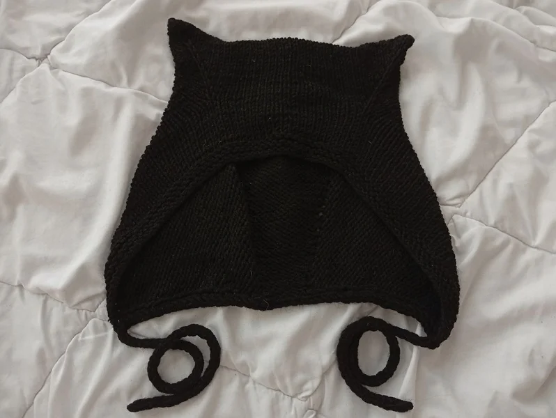 Шапка ручной работы полушерсть — ski mask, diaper
