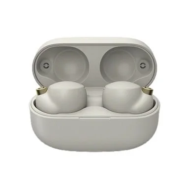 Sony WF-1000XM4 Silver — ping-pong ball
