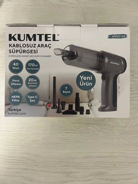 Автомобильный пылесос Kumtel — switch, joystick