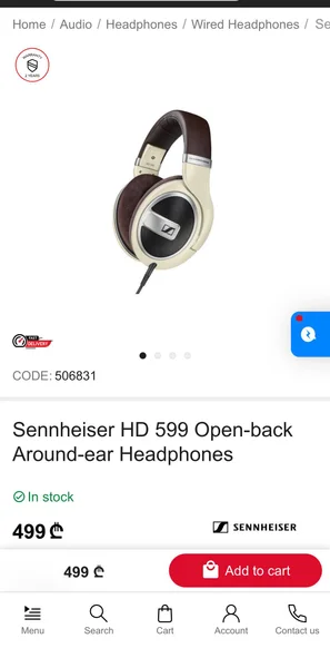 Наушники Sennheiser HD 599