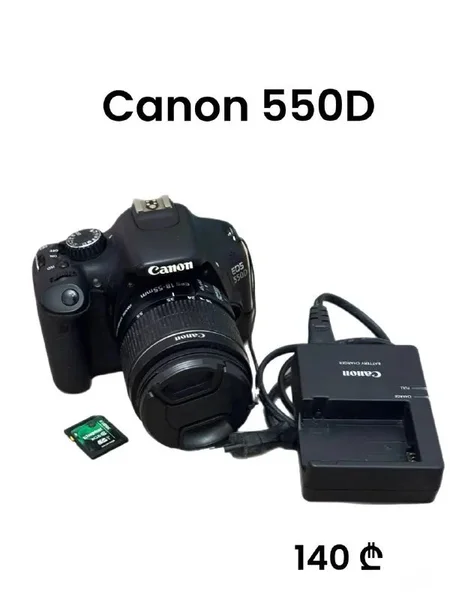 Камера зеркальная CANON 550D — reflex camera