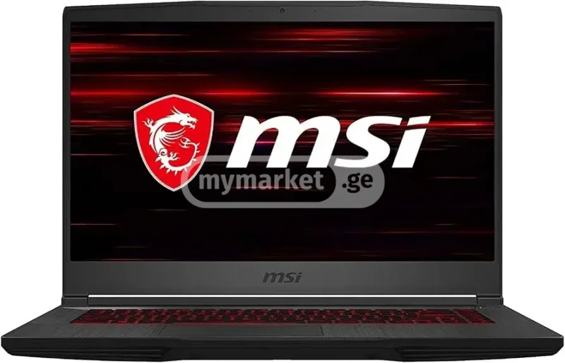 Ноутбук MSI GF63 — digital clock