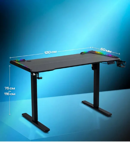 Новый геймерский стол с подъемным механизмом и подсветкой — pool table