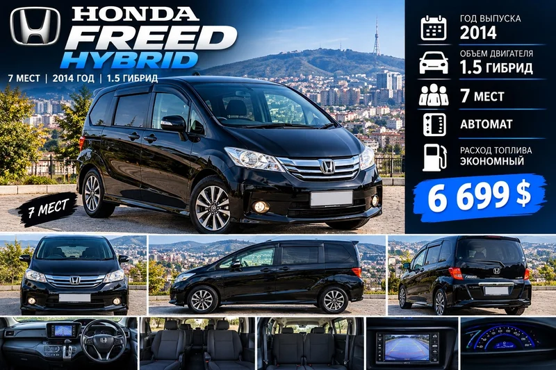 Honda 2014 1.5 Гибрид 7 мест — minivan
