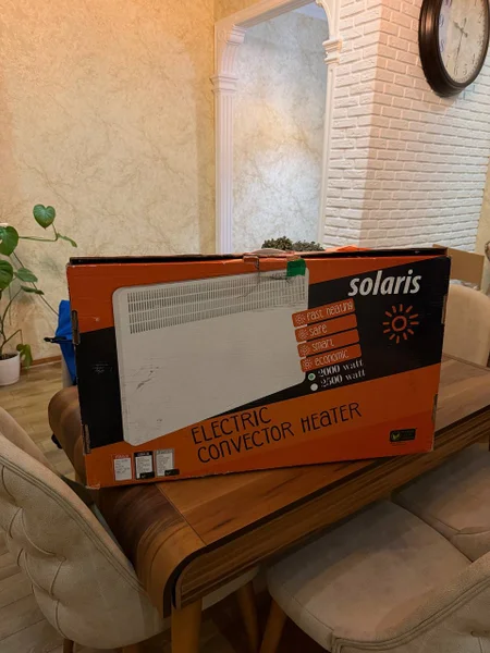 Электрический конвектор Solaris — packet, book jacket, binder