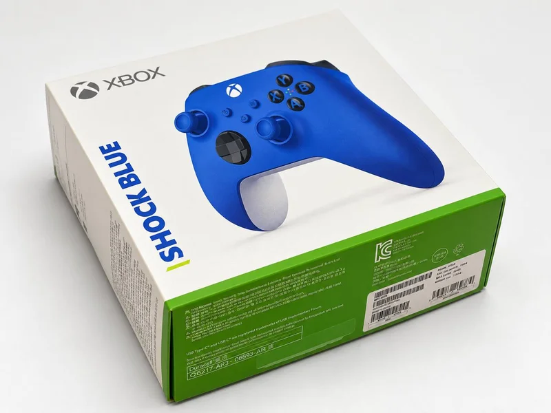 Геймпад Xbox Wireless Controller Shock Blue — joystick, carton