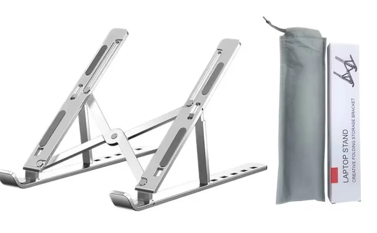 Подставка для ноутбука складная алюминиевая — guillotine, hook, stretcher