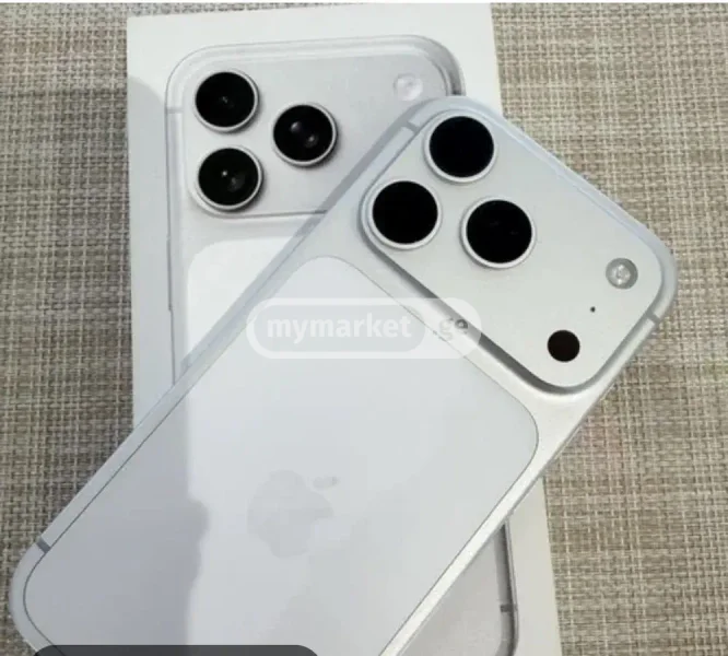 iPhone 17 Pro Max 512GB Silver — remote control, joystick, mouse