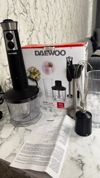 Блендер DAEWOO DHB-660S — measuring cup, espresso maker, cocktail shaker
