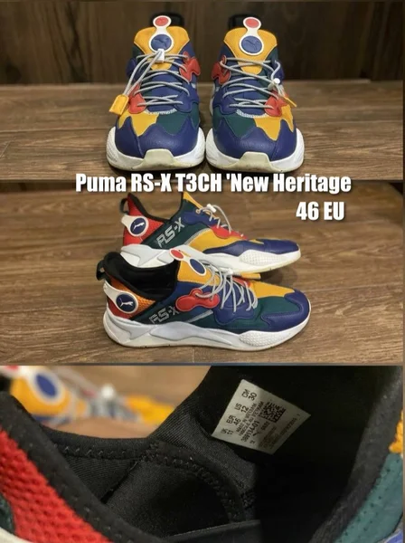 Кроссовки Puma RS-X T3CH New Heritage — shoe shop, sandal, comic book