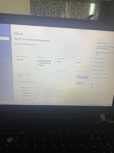 Ноутбук Lenovo — monitor, screen, menu