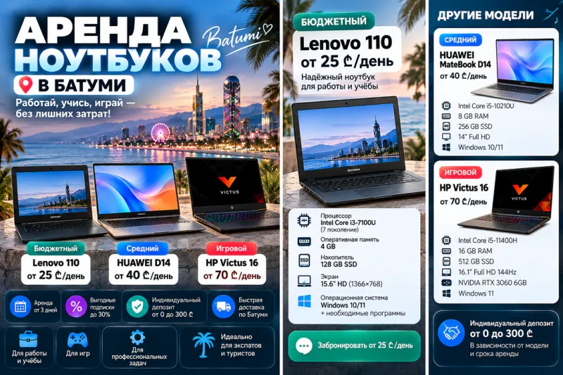 Аренда ноутбуков — hand-held computer, web site