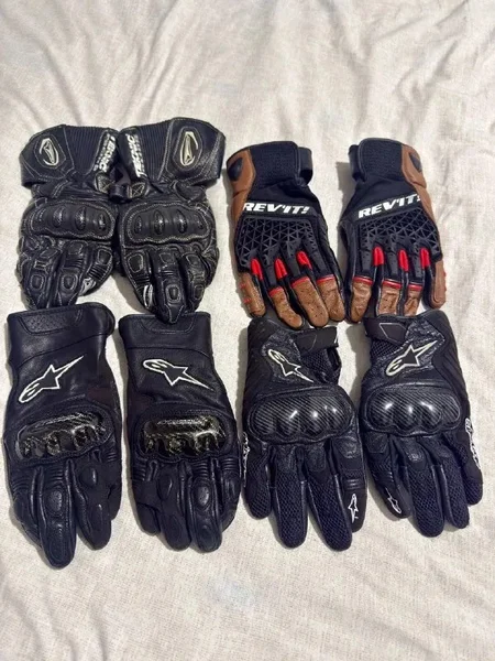 Alpinestars SMX 1 Air V2 gloves XL — knee pad