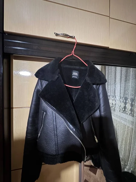 Дубленка Zara — cloak, backpack
