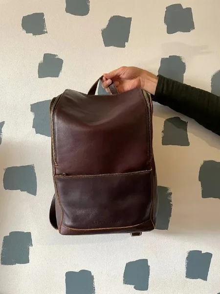 Рюкзак из плотной натуральной кожи — mailbag, backpack