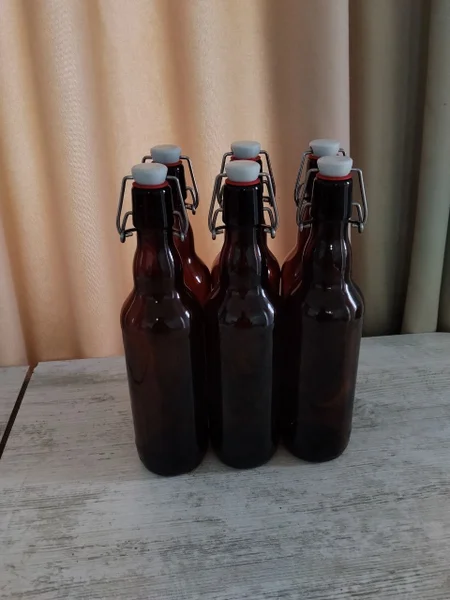 Бутылка Бугельная с пробкой 0,5 л (6 шт.) — beer bottle