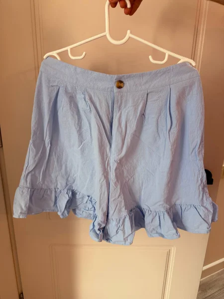 Хлопковые шорты с рюшами M-L — swimming trunks, overskirt, bassinet
