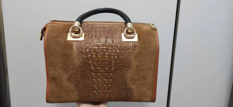 Сумка из натуральной замши Borse in pelle — mailbag, shopping basket