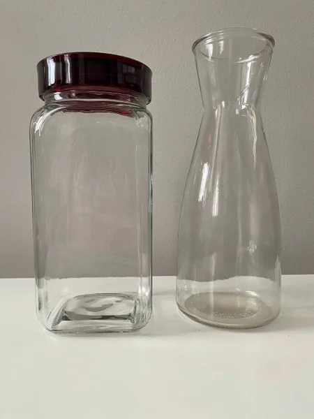 Набор стеклянной посуды: банка 1.5л, ваза 1л, набор бокалов 6 шт — saltshaker, water jug