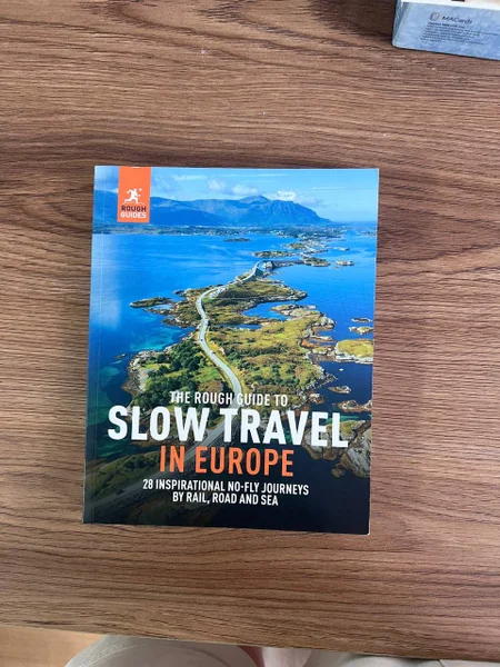 Путеводитель The Rough Guide to Slow Travel in Europe — book jacket