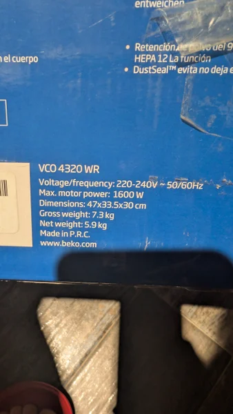 Пылесос BEKO VCO 4320 WR — cash machine