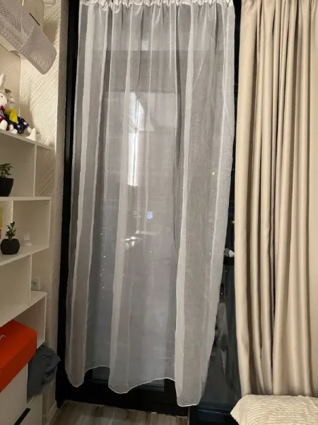 Тюль лен 200x250 см — shower curtain
