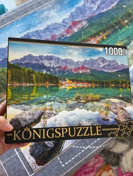 Пазл KONIGSPUZZLE 1000 деталей «Озеро Айбзее» — lakeside