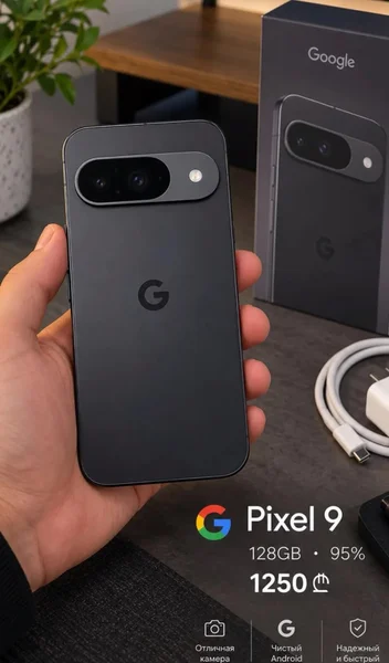 Google Pixel 9 128GB — iPod, cellular telephone, remote control