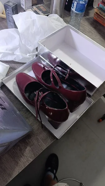 Красные туфли Barolika — tray, red wine