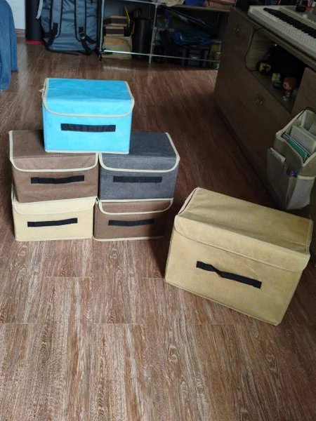 Набор складных тканевых коробок — crate, file